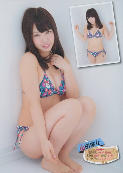 山田菜々のセクシーな水着姿ではちゃめちゃに乱れて朝までやりたい件19