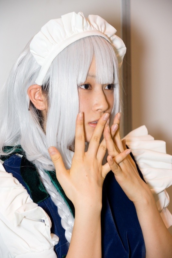 御伽ねこむのコスプレから見える胸に太ももがエロいww44