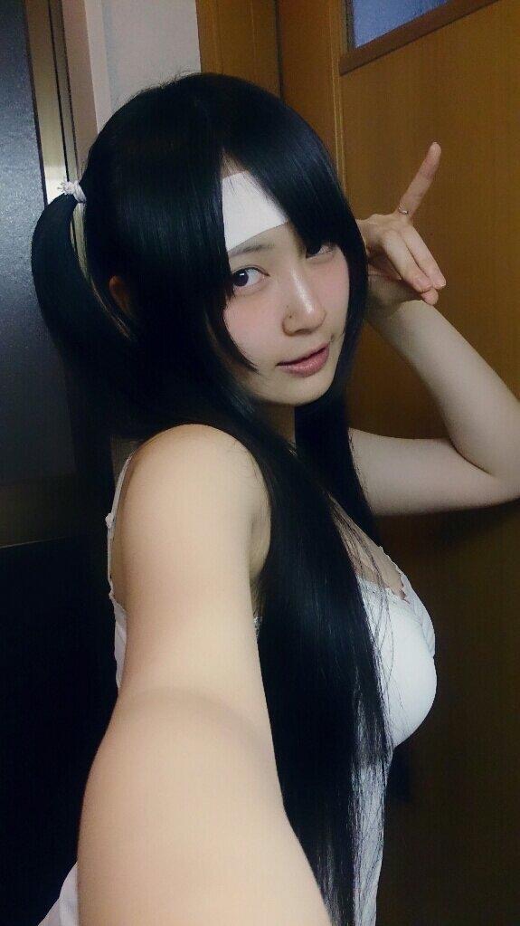 御伽ねこむのコスプレから見える胸に太ももがエロいww66