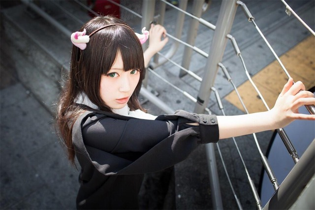 御伽ねこむのコスプレから見える胸に太ももがエロいww82