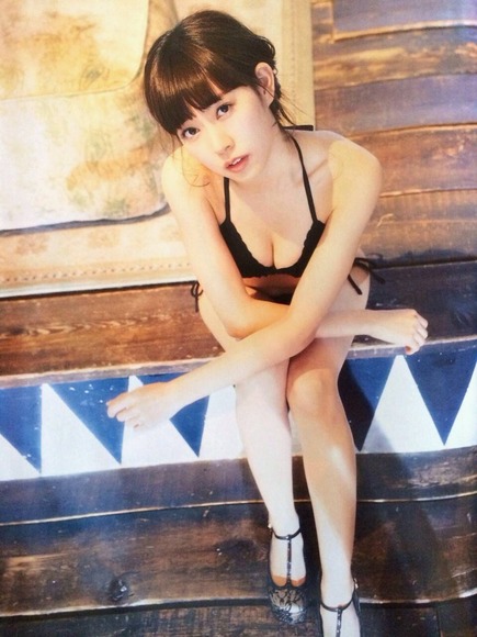 NMB48の中で多分一番男ウケしそうな過激でギリギリなおっぱい水着画像43
