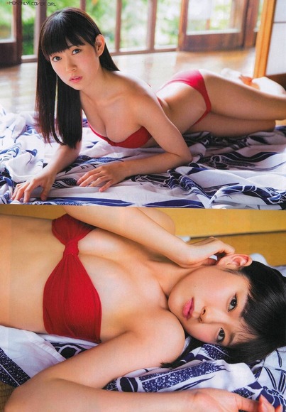 NMB48の中で多分一番男ウケしそうな過激でギリギリなおっぱい水着画像45